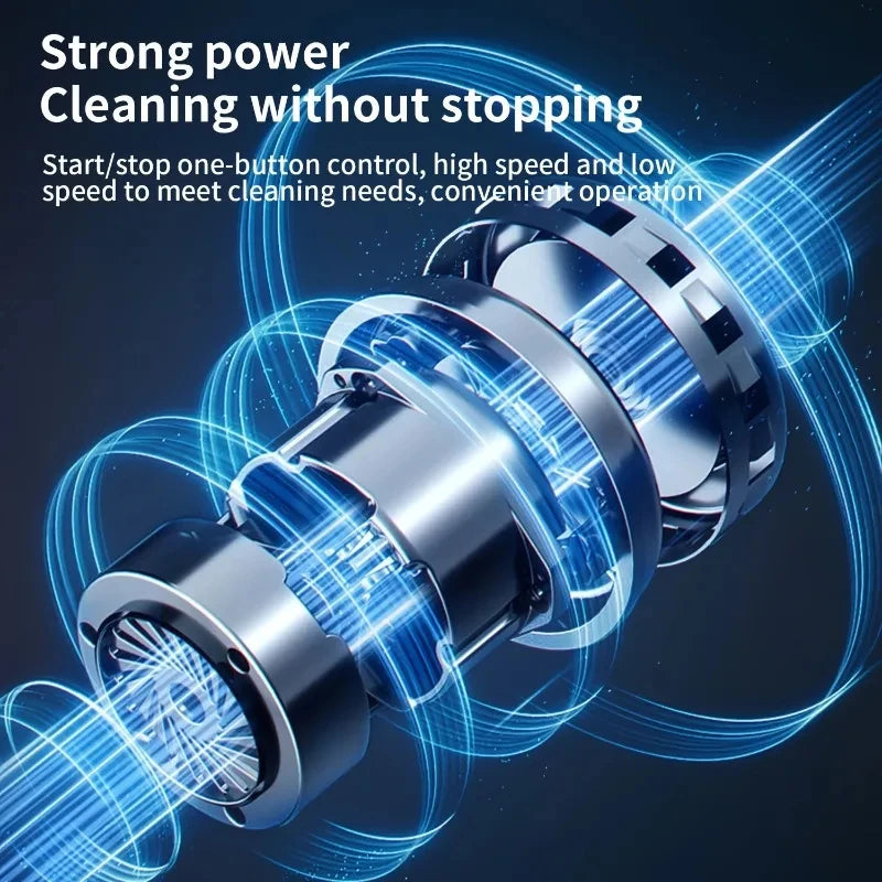 Bezprzewodowa Szczotka Elektryczna 8-w-1 PRO: Wyświetlacz LED, 3 Tryby Mocy i Zestaw 5 Specjalistycznych Końcówek